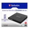 Verbatim Slimline unità ottica CD/DVD DVD-RW nero