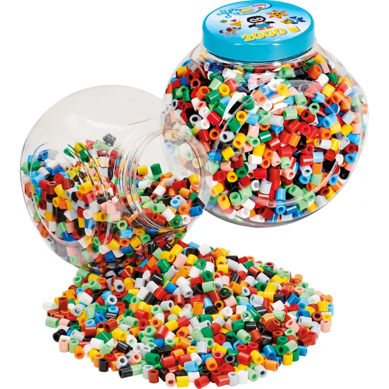 Hama 00008589 perline tubolari multicolore 2000 pz.