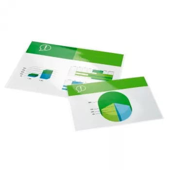 GBC pellicole di laminazione A4 125 micron, lucide, trasparenti, A4, 216 mm, 303 mm, 0,25 mm