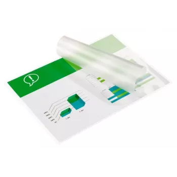 GBC pellicola di laminazione A4 37,5 micron, lucida, trasparente, A4, 100 pezzi