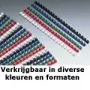 Dorsetti rilegatura GBC CombBind 16 mm A4 21R, rosso, 145 fogli, cloruro di polivinile (PVC), A4, 100 pz.