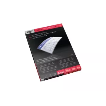 Pellicola plastificatrice GBC A4 High Speed 100 micron, lucida, trasparente, A4, 0,2 mm, 216 mm, 303 mm