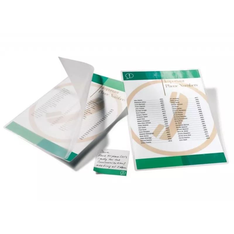 Pellicola plastificatrice GBC A4 High Speed 100 micron, lucida, trasparente, A4, 0,2 mm, 216 mm, 303 mm