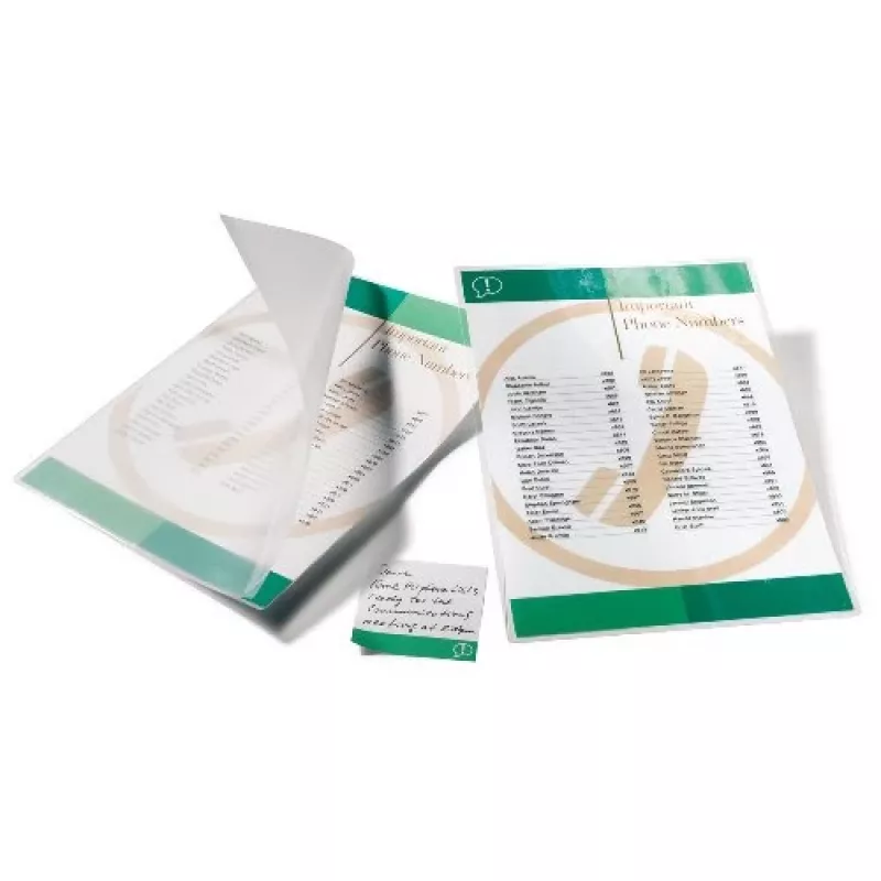 Pellicola plastificatrice GBC A4 High Speed 100 micron, lucida, trasparente, A4, 0,2 mm, 216 mm, 303 mm