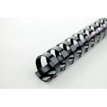 Dorsetti rilegatura GBC CombBind 14 mm A4 21R, nero, 125 fogli, cloruro di polivinile (PVC), A4, 1,4 cm, 590 g