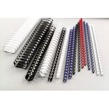 Dorsetti rilegatura GBC CombBind 28 mm A4 21R, nero, 270 fogli, cloruro di polivinile (PVC), A4, 2,8 cm, 930 g