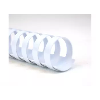 Dorsetti rilegatura GBC CombBind 10 mm A4 21R, bianco, 65 fogli, cloruro di polivinile (PVC), A4, 1 cm, 290 g