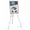 Cavalletto espositivo telescopico Nobo, argento, alluminio