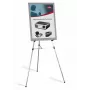 Cavalletto espositivo telescopico Nobo, argento, alluminio