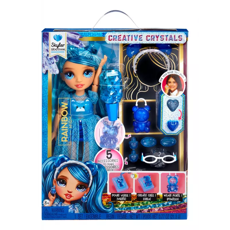 Rainbow High Creative Crystals bambola moda - Skyler