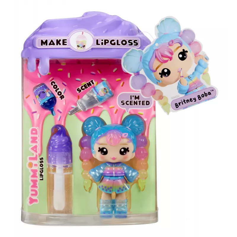 MGA Entertainment Yummiland Lip Gloss bambola Series 2 - Boba (Britney Boba)