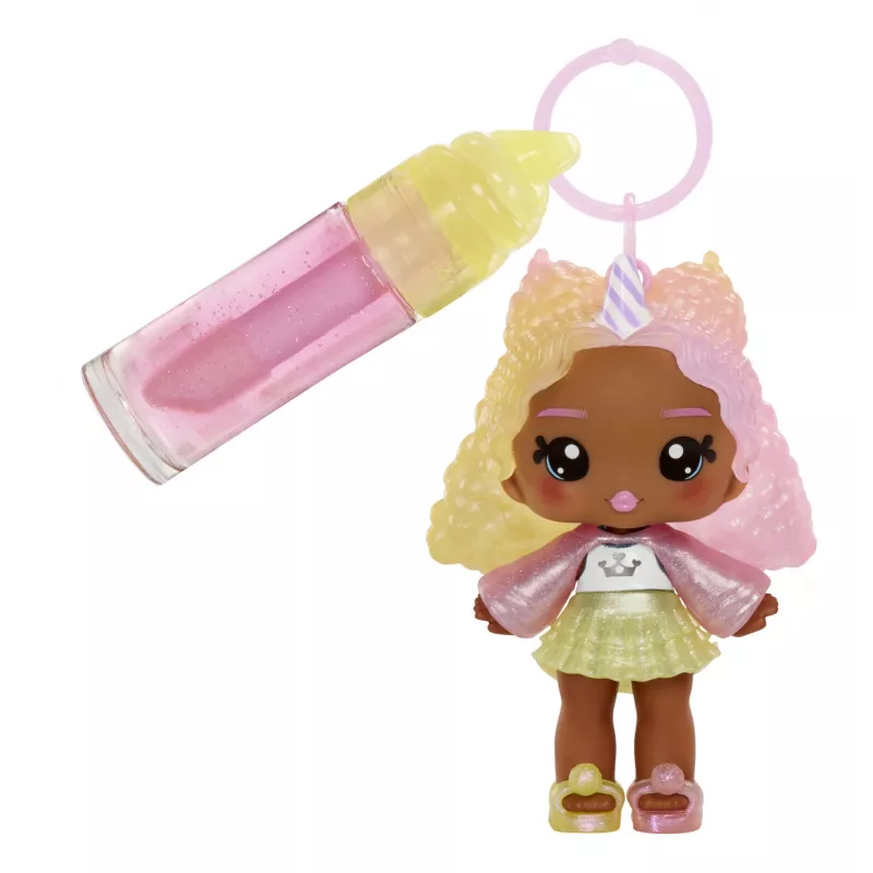 MGA Entertainment Yummiland Lip Gloss bambola Series 2 - Cotton Candy (Nia Candy Fluff)