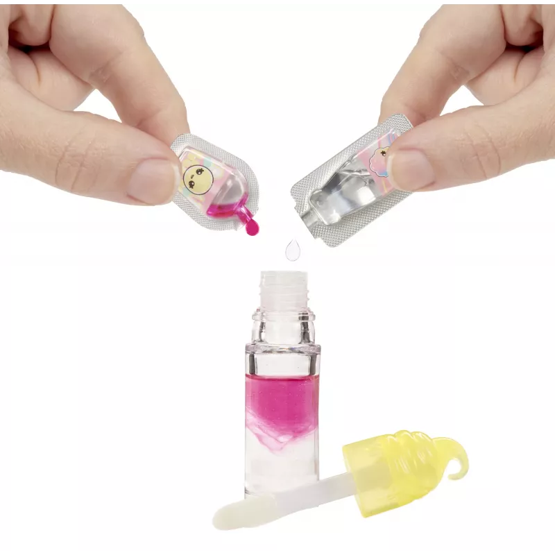 MGA Entertainment Yummiland Lip Gloss bambola Series 2 - Cotton Candy (Nia Candy Fluff)