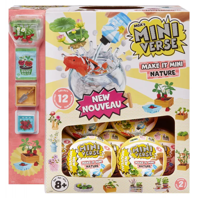 Miniverse MGA's - Make It Mini Nature Serie 2 in PDQ, 8 anni, multicolore, plastica