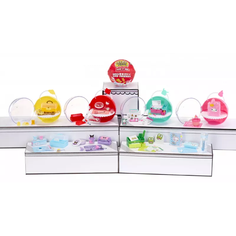 Miniverse Make It Mini Hello Kitty and Friends Serie 3, 8 anni, Hello Kitty, multicolore, plastica, resina