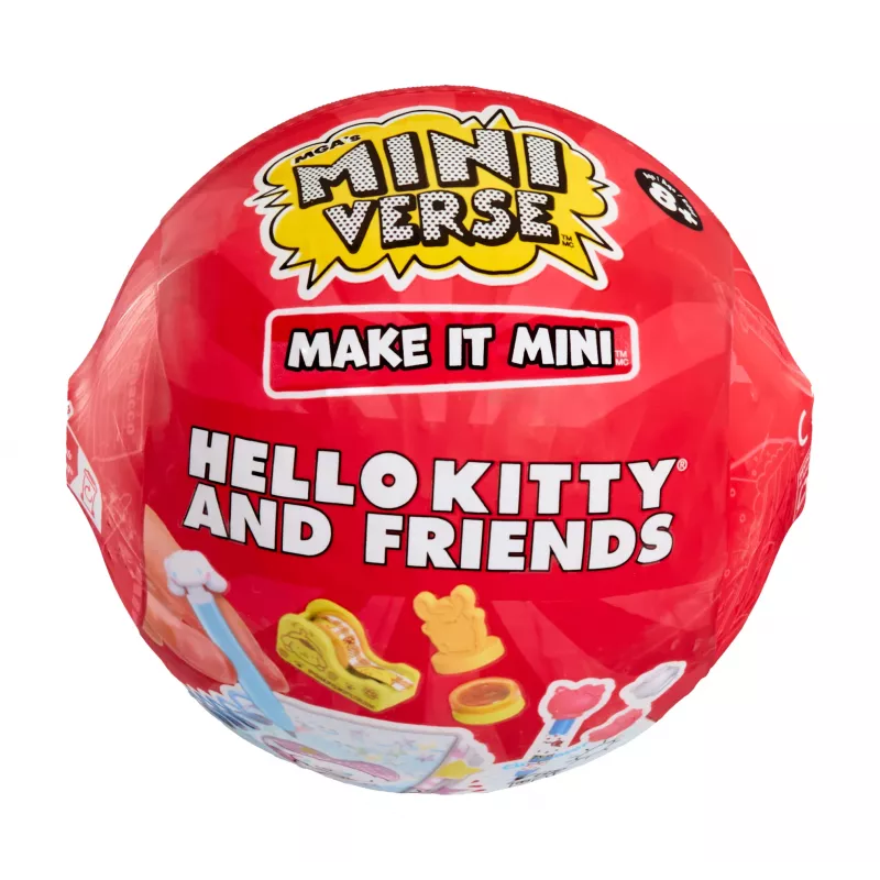 Miniverse Make It Mini Hello Kitty and Friends Serie 3, 8 anni, Hello Kitty, multicolore, plastica, resina