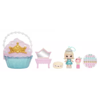 MGA Entertainment Yummiland Beauty Bag Playset + Lip Gloss bambola - Cupcake Beauty Bag