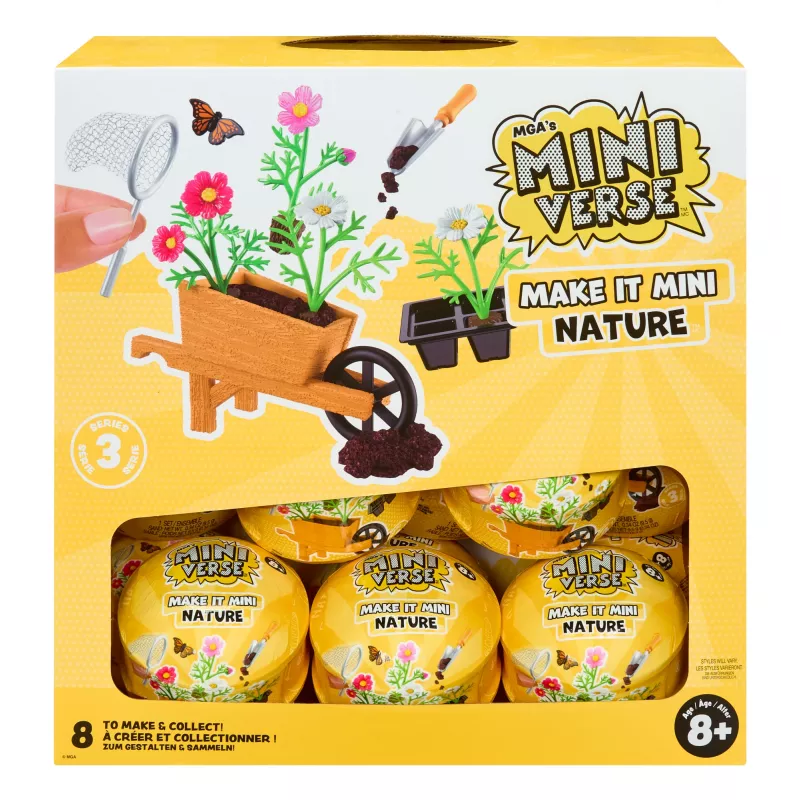 Miniverse Make It Mini Nature - Serie 3, 8 anno/i, multicolore, plastica