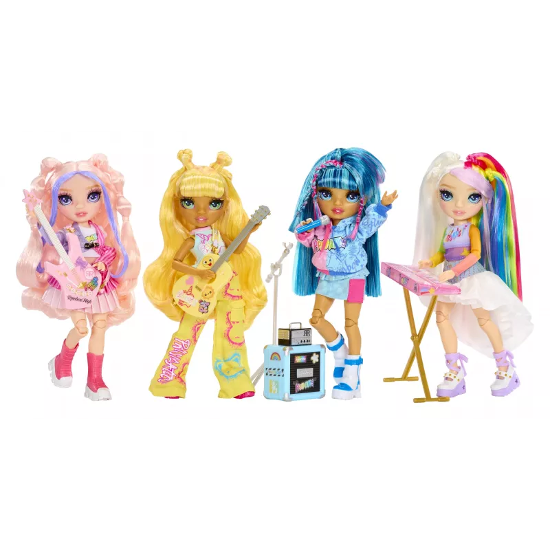Rainbow High Junior High Jr High Rockband bambole moda - Skyler