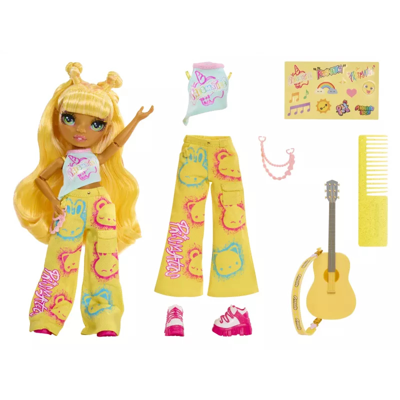 Rainbow High Junior High Jr High Rockband bambole moda - Sunny