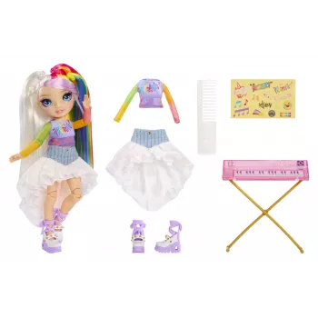 Rainbow High Jr High Rockband bambole moda - Amaya, bambola moda, femminile, 4 anno/i, bambino/bambina, multicolore