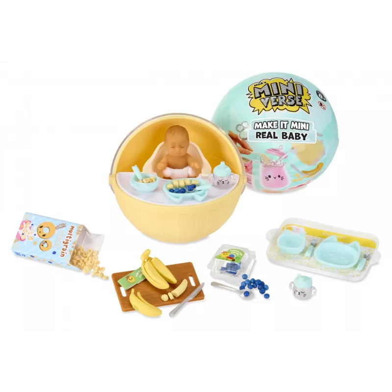 Miniverse Make It Mini Real Baby, 8 anni, multicolore, plastica