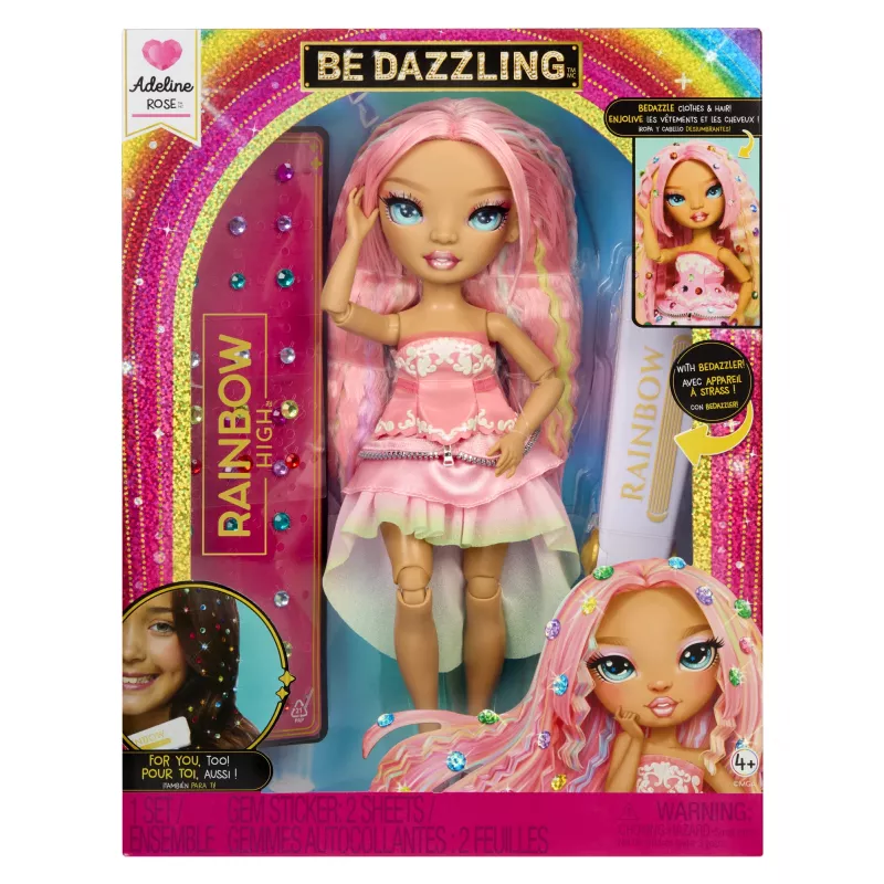 Rainbow High Be Dazzling Fashion Dolls - Adeline Rose (rosa)