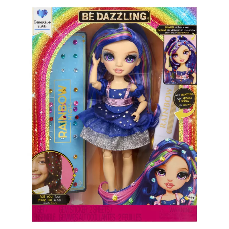 Rainbow High Be Dazzling bambole moda - Genevieve Bleue (blu)