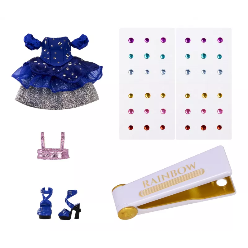 Rainbow High Be Dazzling bambole moda - Genevieve Bleue (blu)
