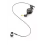 Philips microfono per registrazione telefonica, con filo, chiamate/musica, headset, nero, argento
