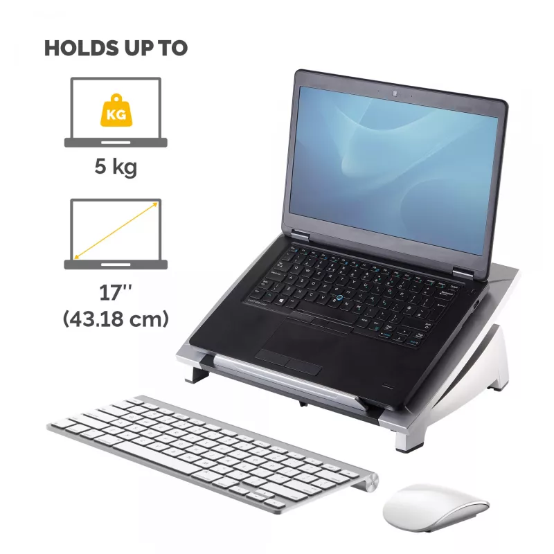 Fellowes Office Suites supporto per laptop, nero, 43,2 cm (17