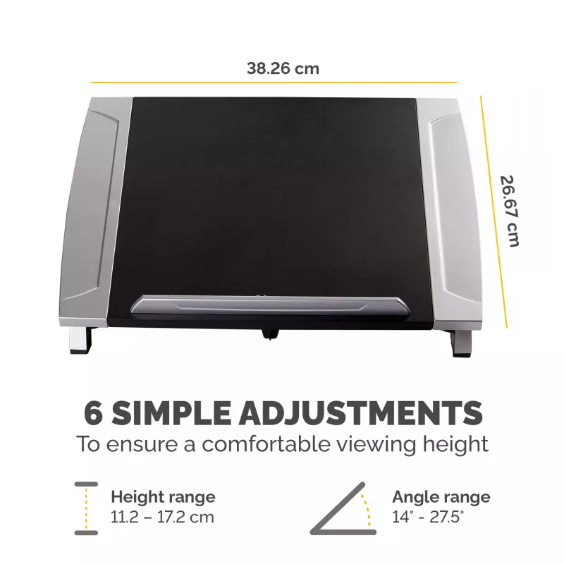 Fellowes Office Suites supporto per laptop, nero, 43,2 cm (17