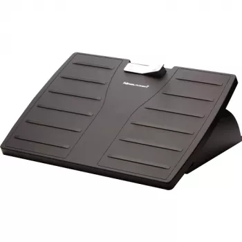 Fellowes poggiapiedi sotto la scrivania – poggiapiedi da sottoscrivania Office Suites, poggiapiedi ergonomico con 3 posizioni regolabili in altezza e tecnologia antibatterica – poggiapiedi per ufficio e casa – nero