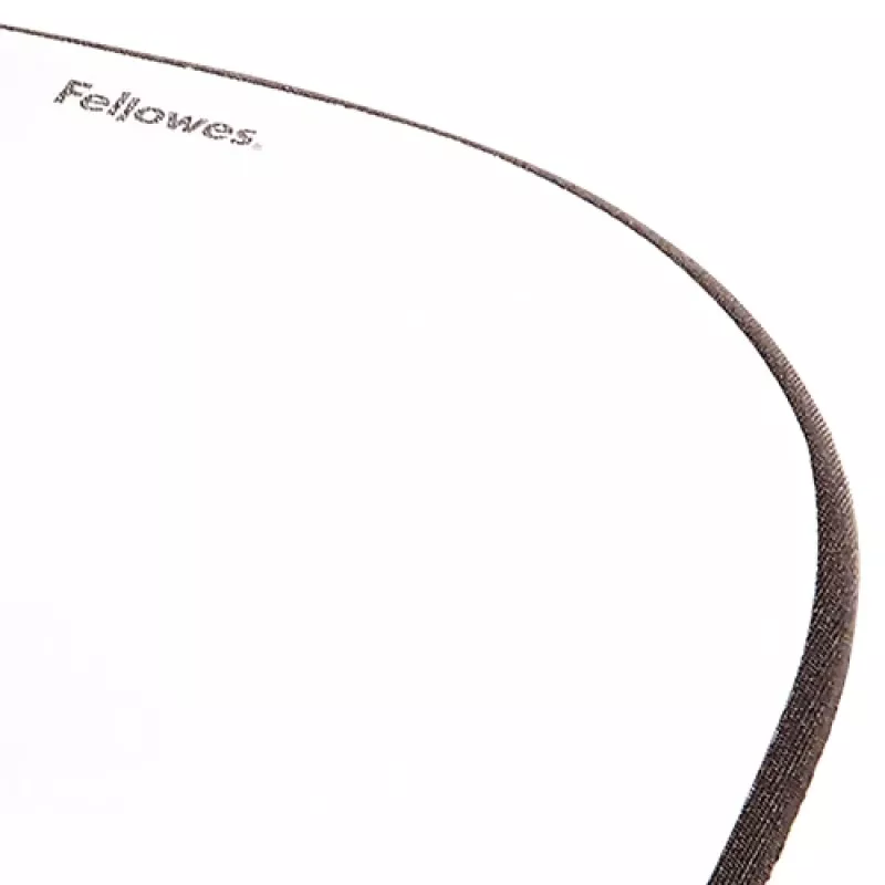 Fellowes Mouse Mat Wrist Support - tappetino mouse in memory foam con cuscinetto in schiuma morbida - tappetino mouse ergonomico per computer, laptop, uso in home office - compatibile con mouse laser e ottici - argento