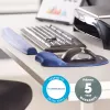 Fellowes 9178401 poggiapolsi in gel, poliuretano blu