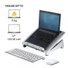 Fellowes supporto per laptop da scrivania – Office Suites Plus supporto per laptop regolabile per casa e ufficio – rialzo per laptop con 5 regolazioni in altezza – dimensione max schermo 17