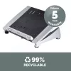Fellowes supporto per laptop da scrivania – Office Suites Plus supporto per laptop regolabile per casa e ufficio – rialzo per laptop con 5 regolazioni in altezza – dimensione max schermo 17