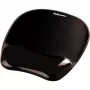 Tappetino mouse Fellowes Crystals Gel con poggiapolsi in gel, nero, 202×230 mm, 340 g