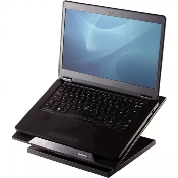 Fellowes Designer Suites Laptop Riser, supporto per laptop, nero, plastica, 43,2 cm (17
