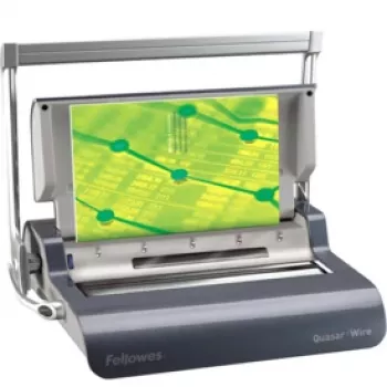 Fellowes Quasar rilegatrice a filo, manuale, 120 fogli, grafite