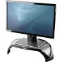 Fellowes supporto per monitor con 3 regolazioni in altezza - Smart Suites rialzo per monitor - Supporto per monitor regolabile ergonomicamente per computer - Peso max 10 kg/Dimensione max 21 pollici - Nero