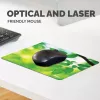 Fellowes Earth Series tappetino mouse Leaves, verde, immagine, plastica, gomma, base antiscivolo