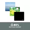 Fellowes Earth Series tappetino mouse Leaves, verde, immagine, plastica, gomma, base antiscivolo