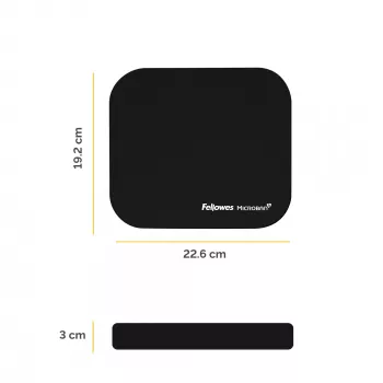 Fellowes 5933907 tappetino mouse nero