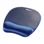 Fellowes tappetino mouse/poggiapolsi in memory foam zaffiro