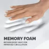Fellowes tappetino mouse/poggiapolsi in memory foam zaffiro