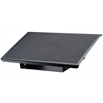 Fellowes poggiapiedi da scrivania – Professional Series poggiapiedi da scrivania, poggiapiedi ergonomico con 3 posizioni regolabili in altezza e superficie antiscivolo – Poggiapiedi per ufficio e casa – Nero