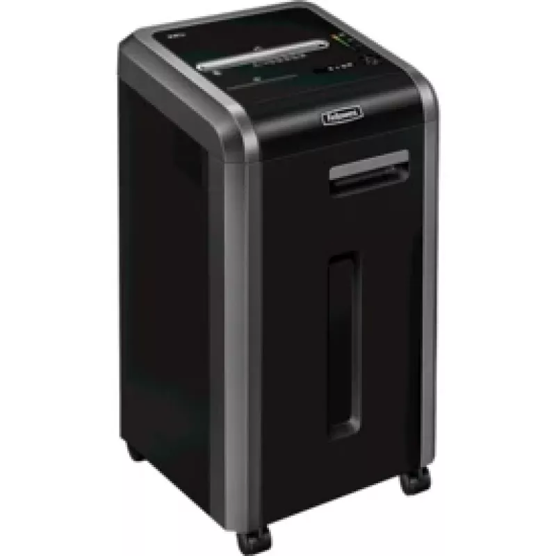 Fellowes Powershred 225i distruggidocumenti a taglio a strisce, taglio a strisce, 24 cm, 5,8 mm, 60 L, 4 ruote, 4800 mm/min