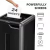 Fellowes distruggidocumenti 325Ci 24 fogli distruggidocumenti a taglio particelle con contenitore da 83 litri, alto livello di sicurezza P4