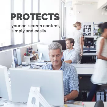 Fellowes 23 pollici filtro privacy PrivaScreen widescreen, 58,4 cm (23 pollici), 16:9, monitor, filtro privacy per schermo senza cornice, antiriflesso, protezione privacy, 140 g
